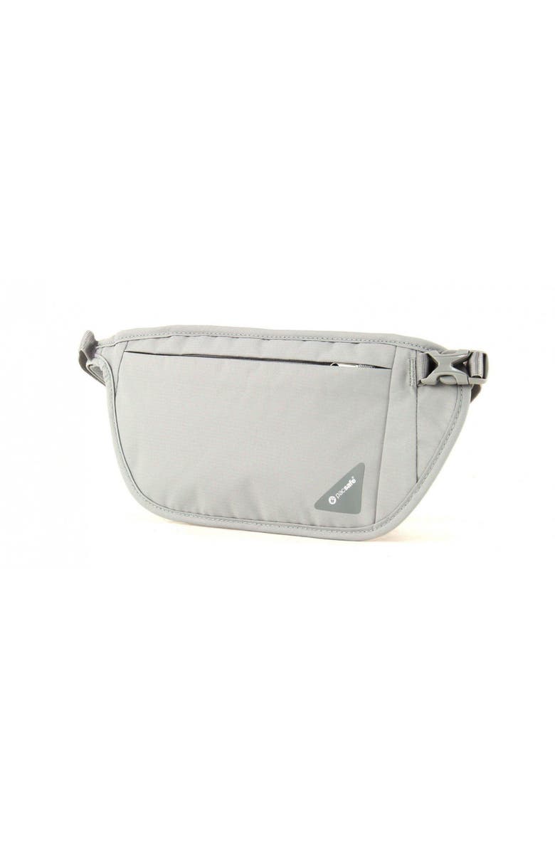 PACSAFE Coversafe V100 RFID Blocking Waist Wallet Neutral Grey, Alternate, color, Neutral Grey