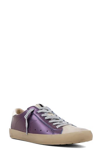 Shushop Mia Low Top Sneaker In Purple