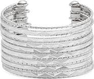 Nordstrom Textured Multiband Cuff Bracelet