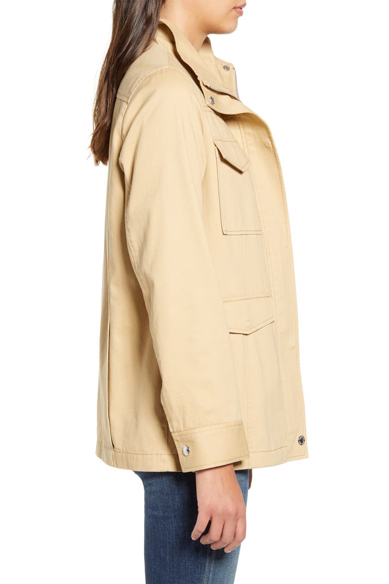 Safari Cotton Jacket, Alternate, color, SAND