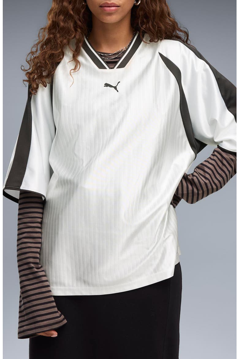 Oversized Football Jersey, Main, color, PUMA WHITE