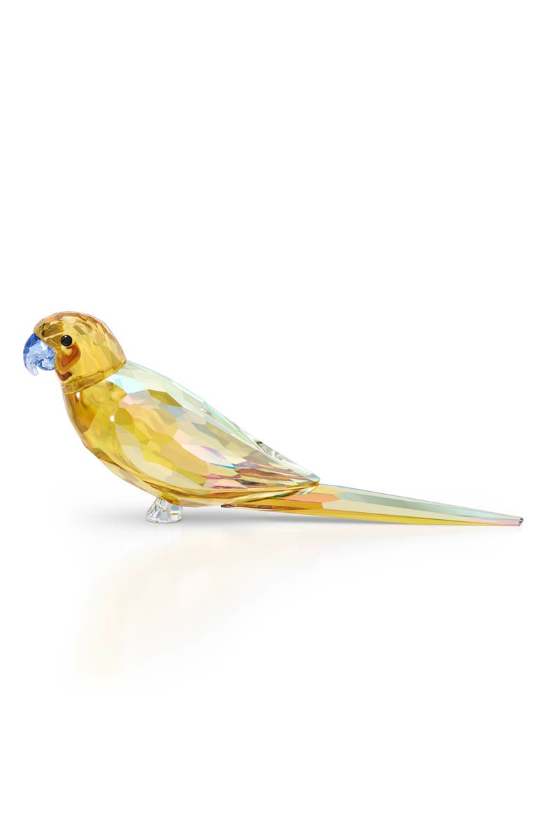 Swarovski Jungle Beats Crystal Parakeet, Main, color,