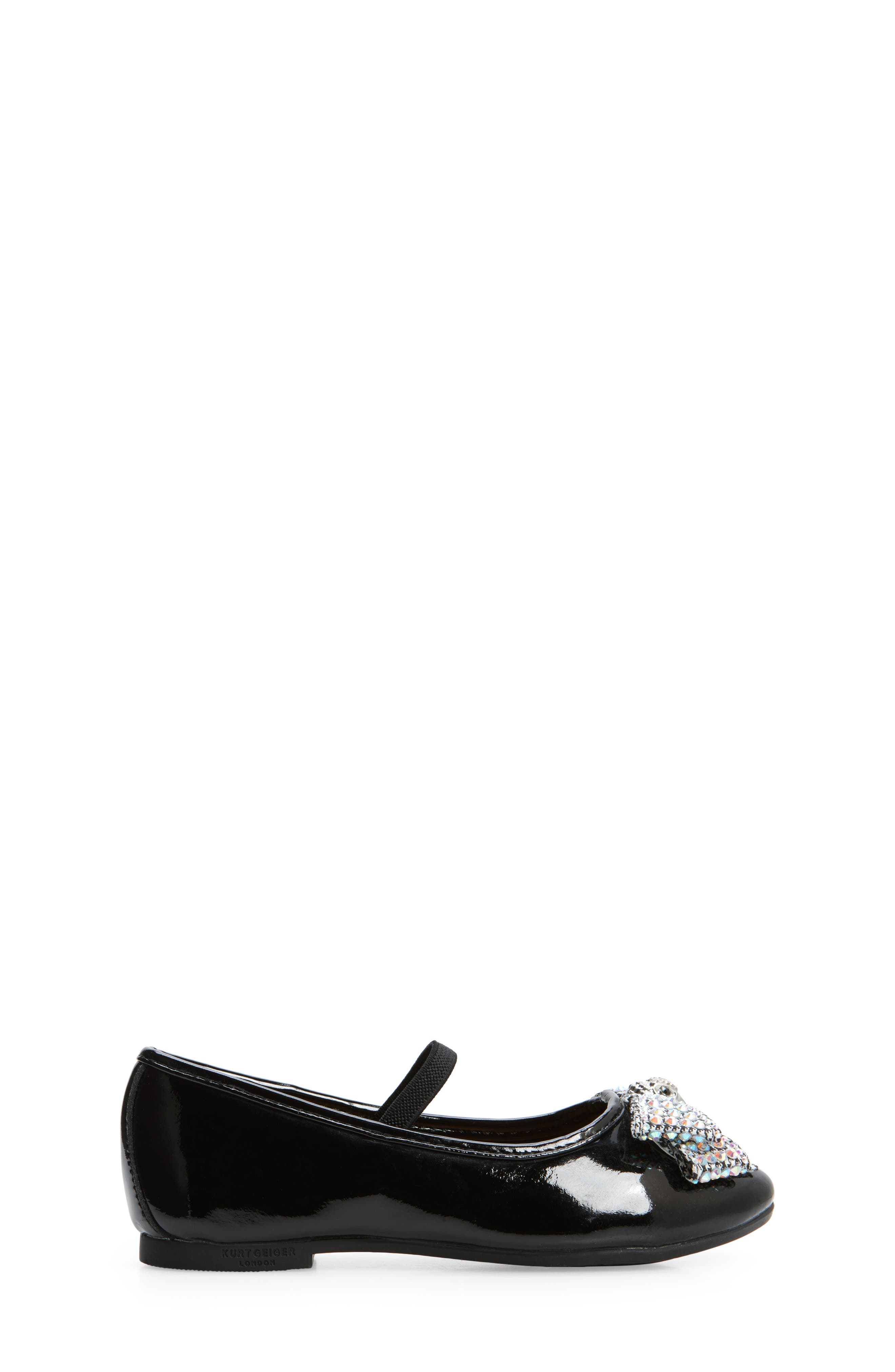 Kurt Geiger London Kids' Mini Kensington Ballet Flat, Alternate, color, Black Patent