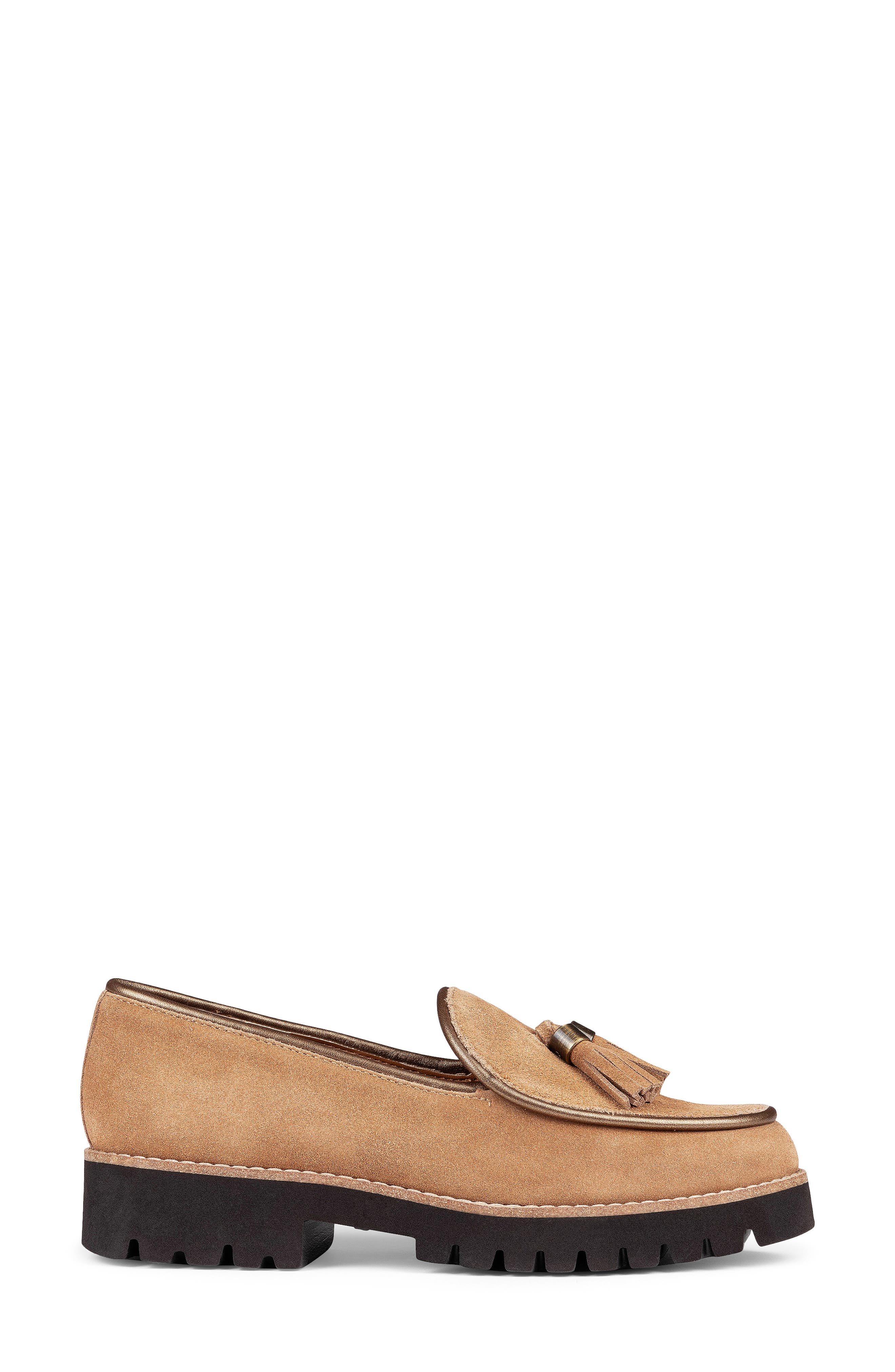 Tassel Loafer, Alternate, color, SADDLE