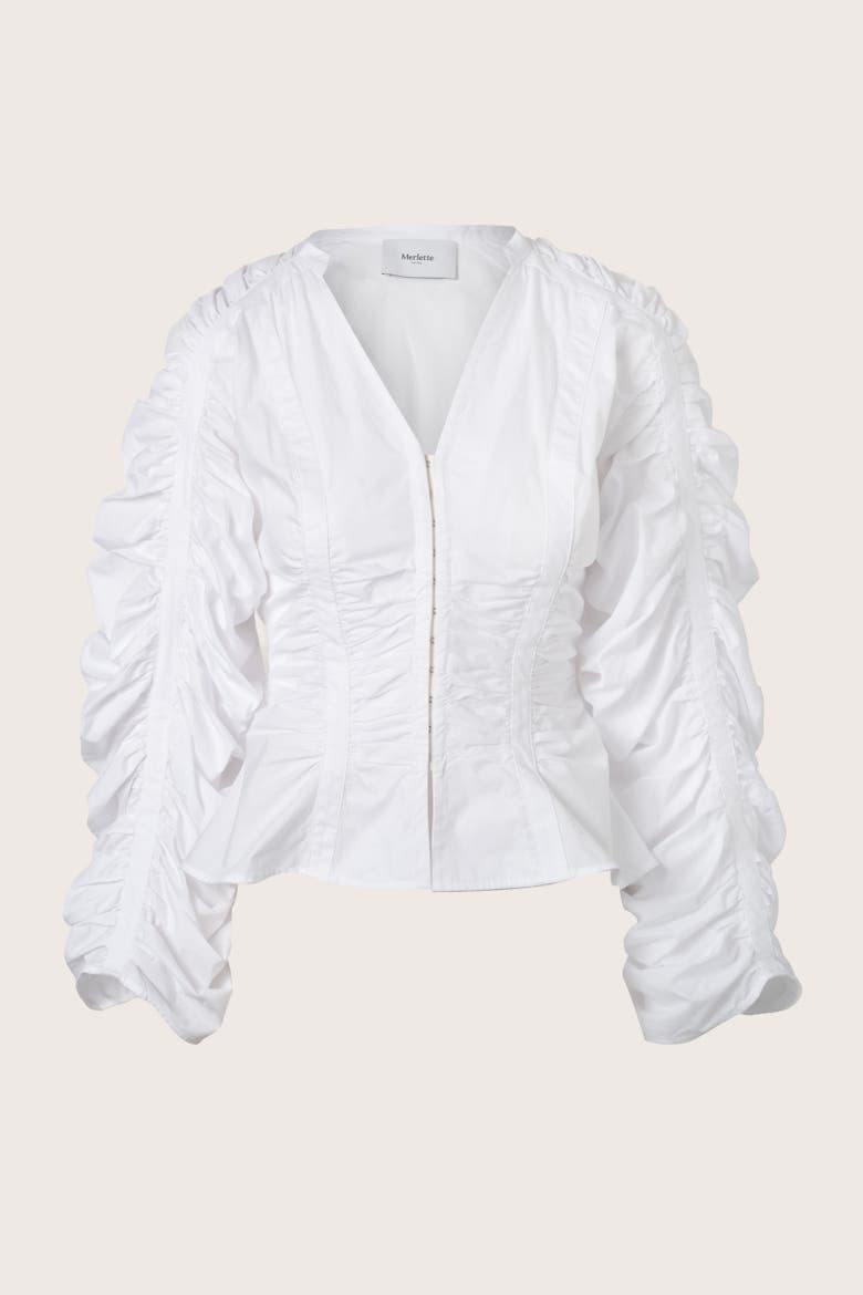 Meera Top, Alternate, color, White