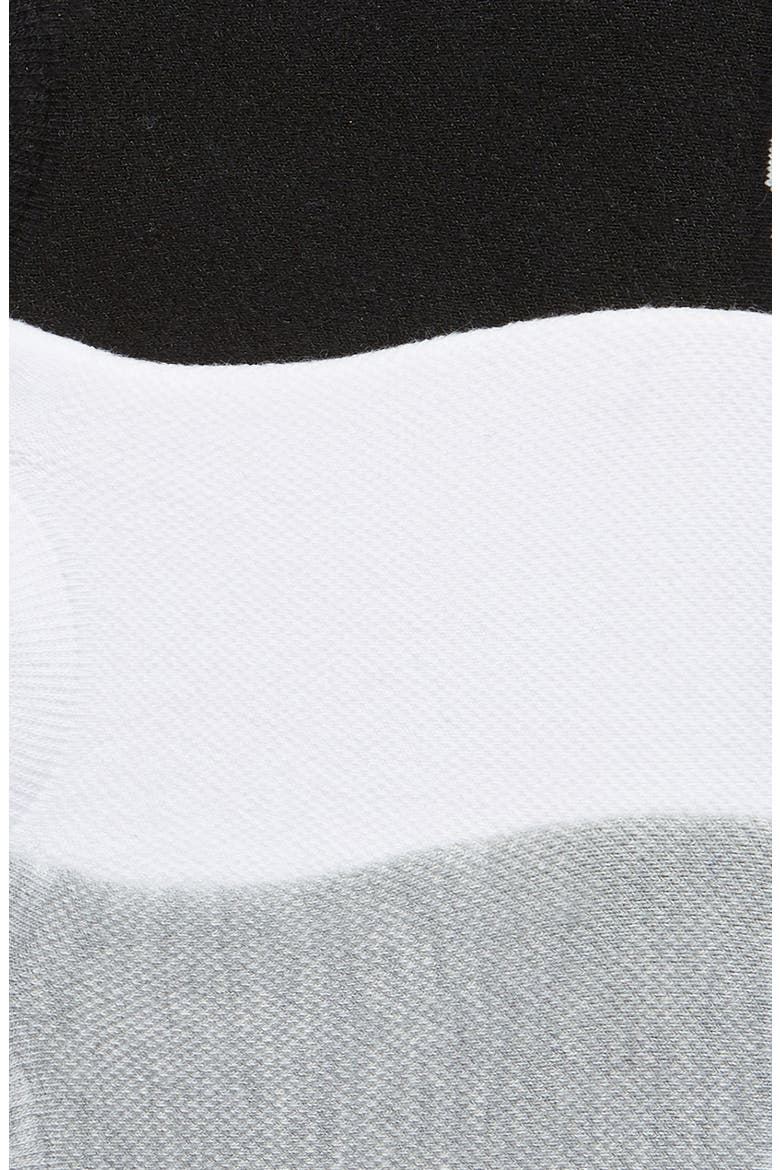 Stella 3-Pack No-Show Socks, Alternate, color, GREY
