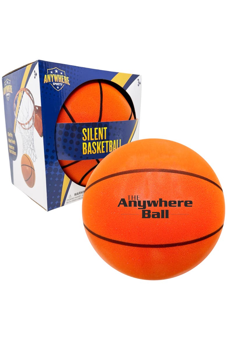 Silent Basketball 7 Inch Mini Size, Main, color, Orange