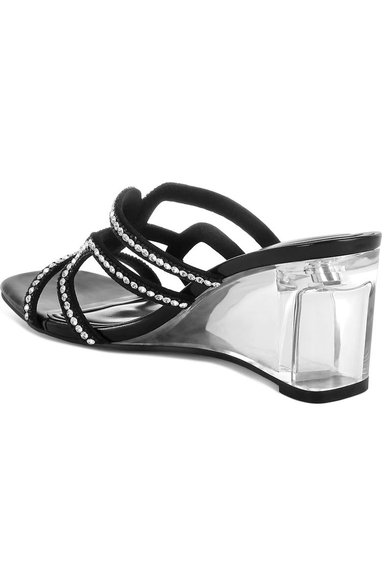 LONDON RAG Caqueta Clear Heel Sandal, Alternate, color,