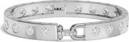 Melinda Maria Ashley Rodeo Lock Cubic Zirconia Cuff