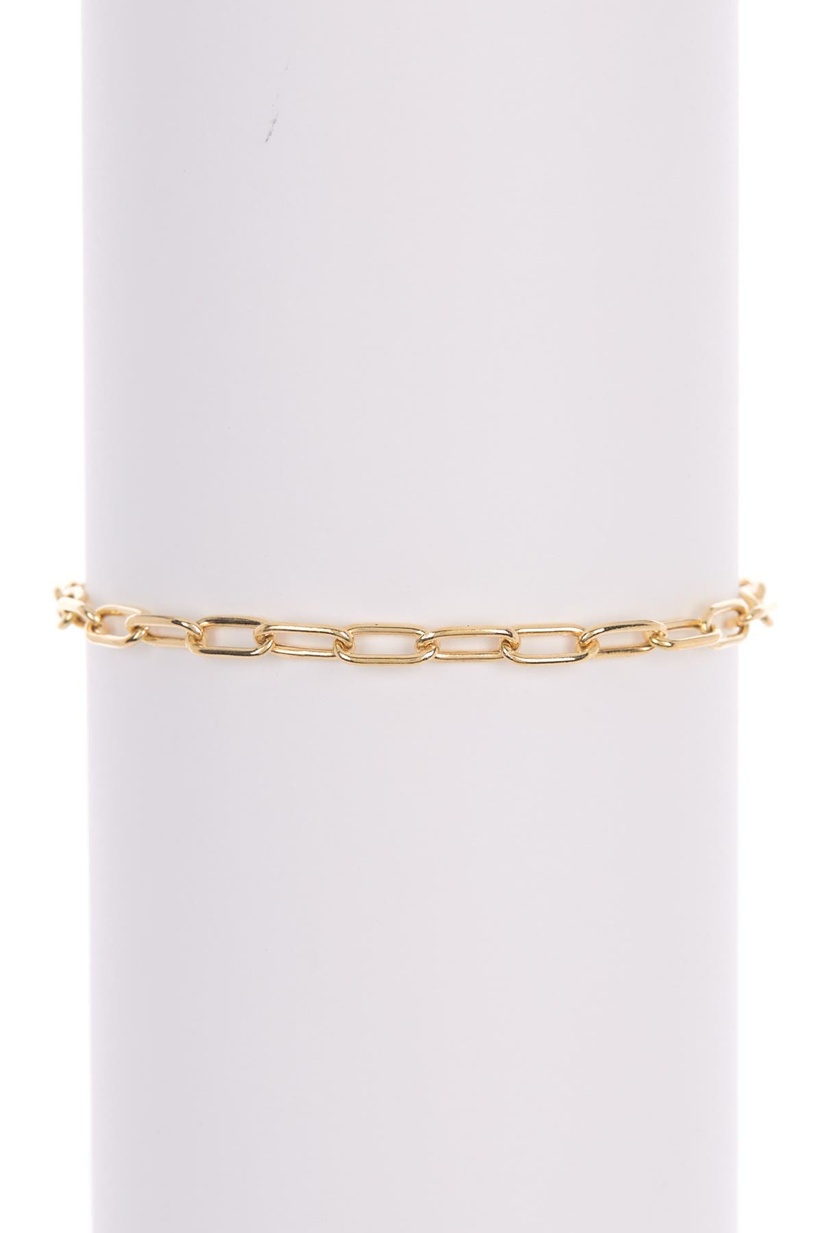 Adornia Paperclip Chain Link Bracelet