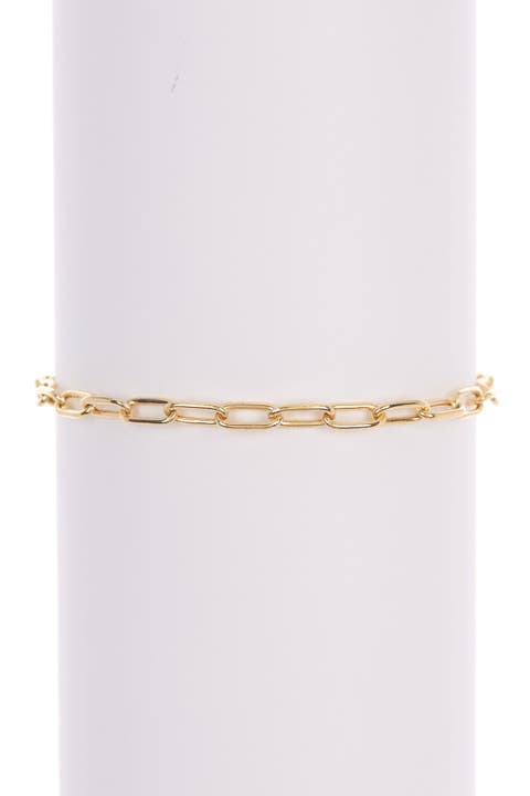 Paperclip Chain Link Bracelet