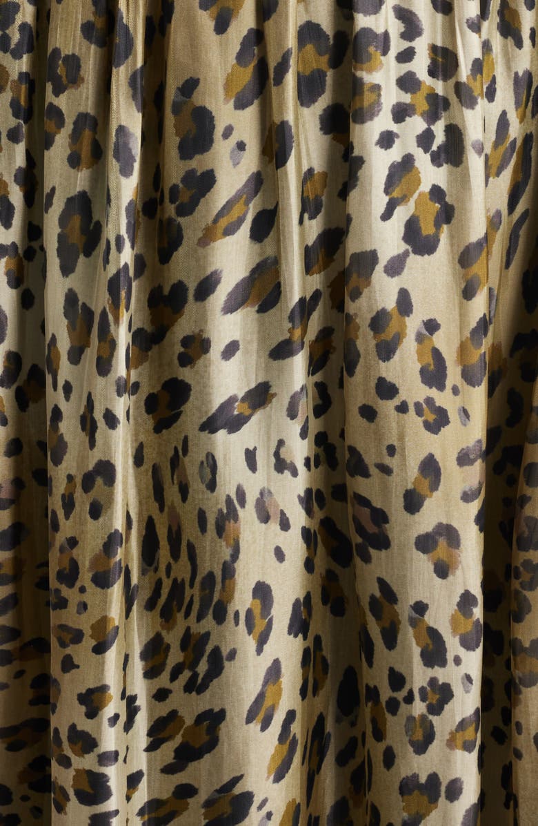 KOBI HALPERIN Ombré Animal Print Maxi Dress, Alternate, color, Brown Multi