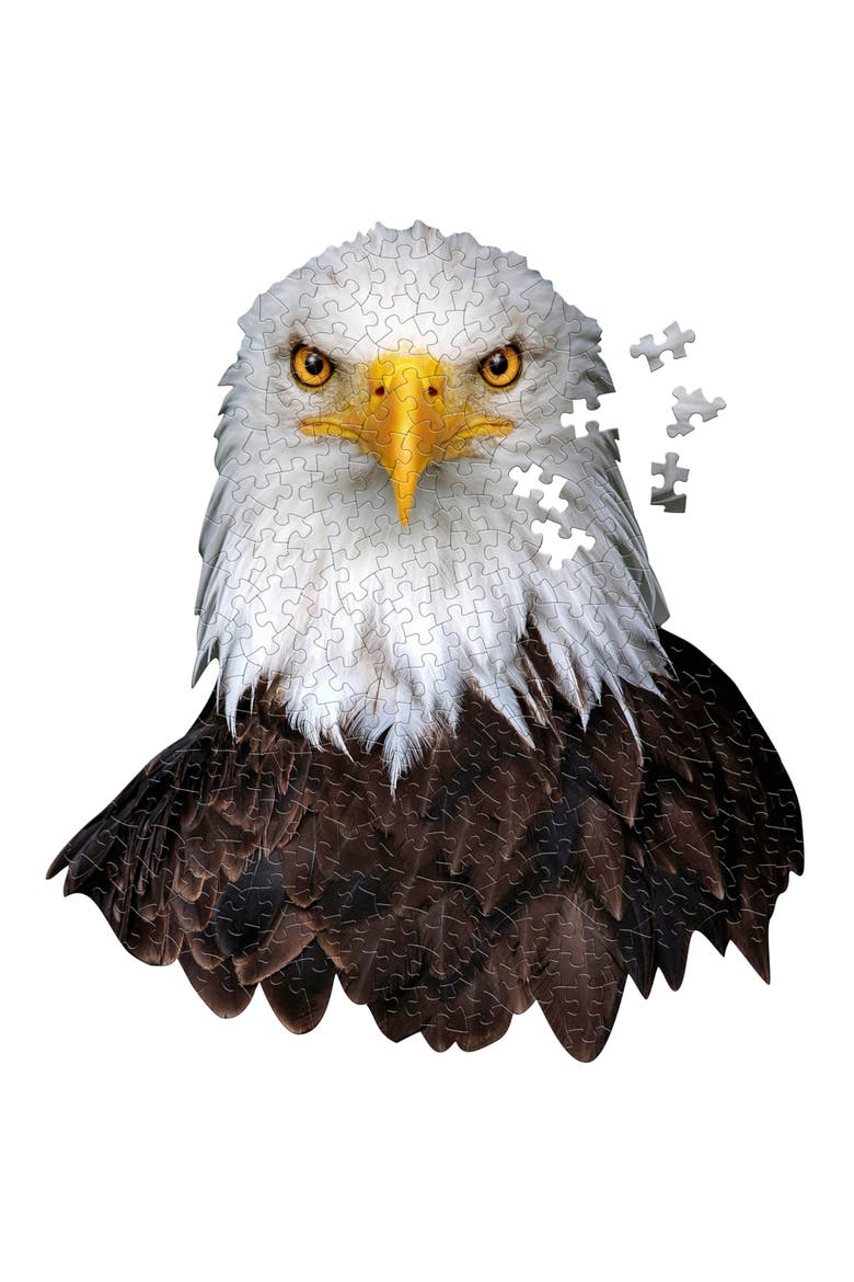 I Am Eagle 300 Pieces Animal Shaped Jigsaw Puzzle, Alternate, color, Multicolored