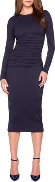Susana Monaco Long Sleeve Midi Dress