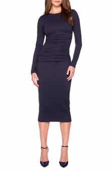 Susana Monaco Long Sleeve Midi Dress
