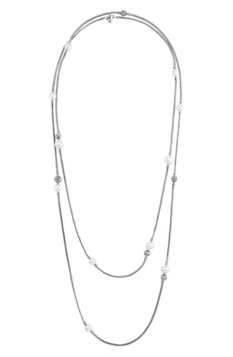 John Hardy Classic Chain Long Sautoir Necklace, Main, color, 