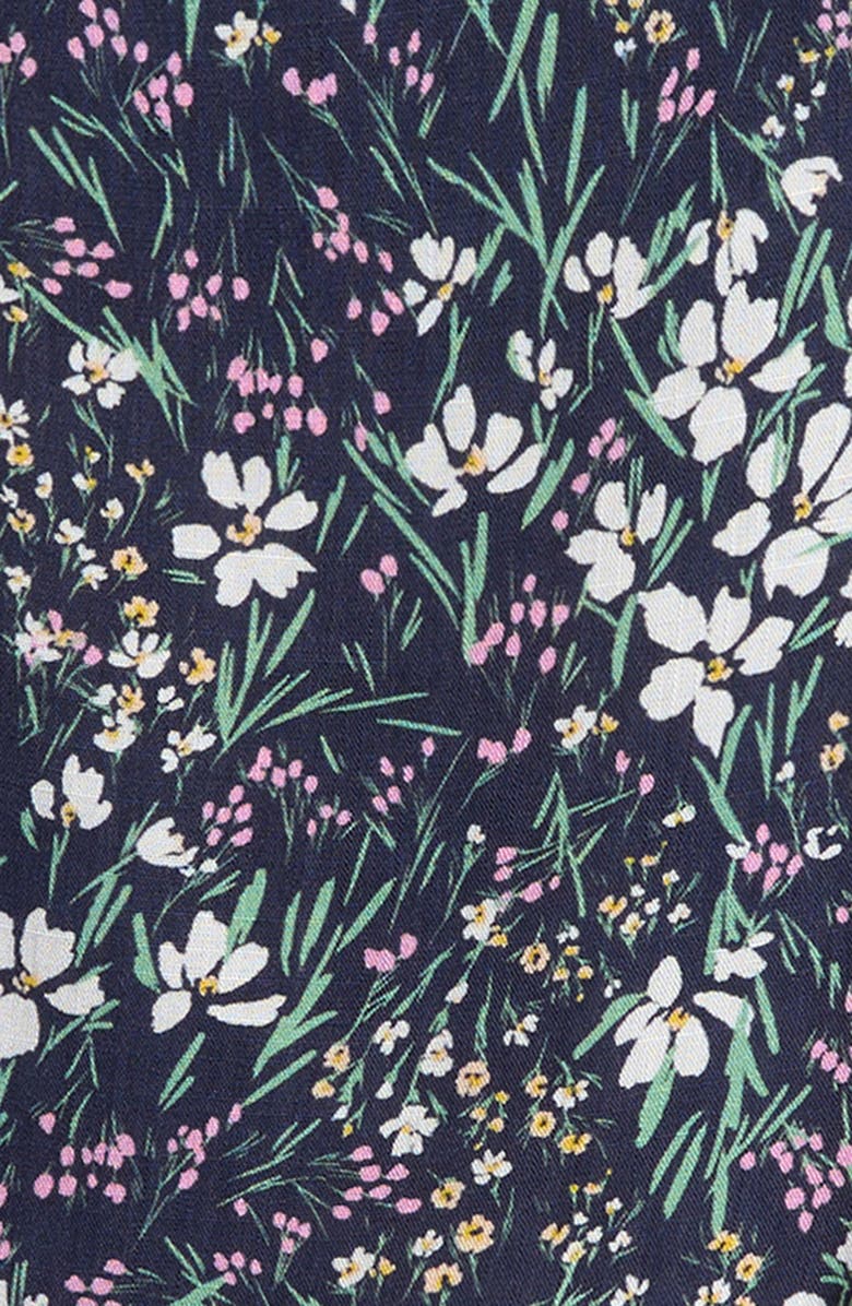 Love, Fire Kids' Floral Wrap Skort, Alternate, color, Navy Peacoat Sabrina