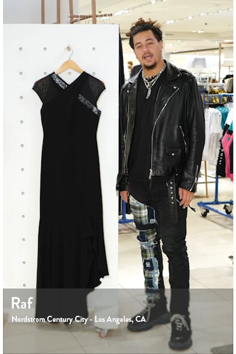 Heritage Crossover Embellished Asymmetrical Gown video