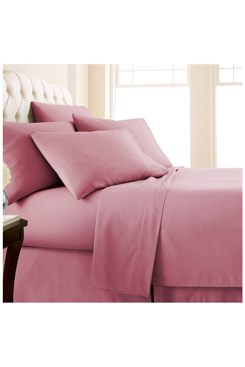 Southshore Essentials Double Brushed 100 GSM Sheet Set, Main, color, ROSE