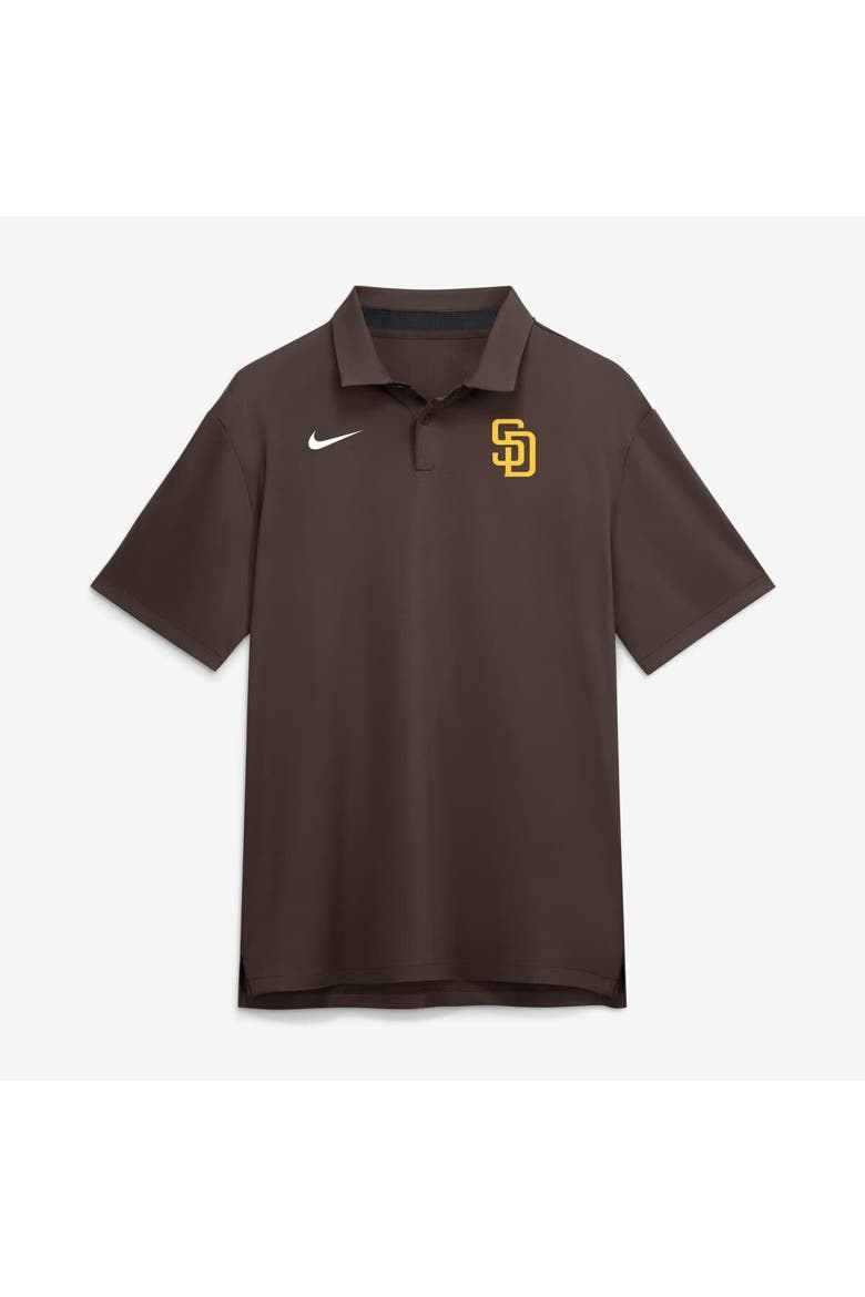 Men's Nike Brown San Diego Padres Tour Dri-FIT Polo, Main, color, Brown