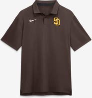 Nike Men's Nike Brown San Diego Padres Tour Dri-FIT Polo