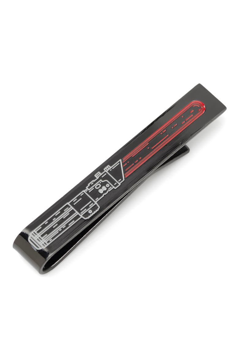 Star Wars™ Darth Vader Lightsaber Hidden Message Tie Bar, Alternate, color, BLACK