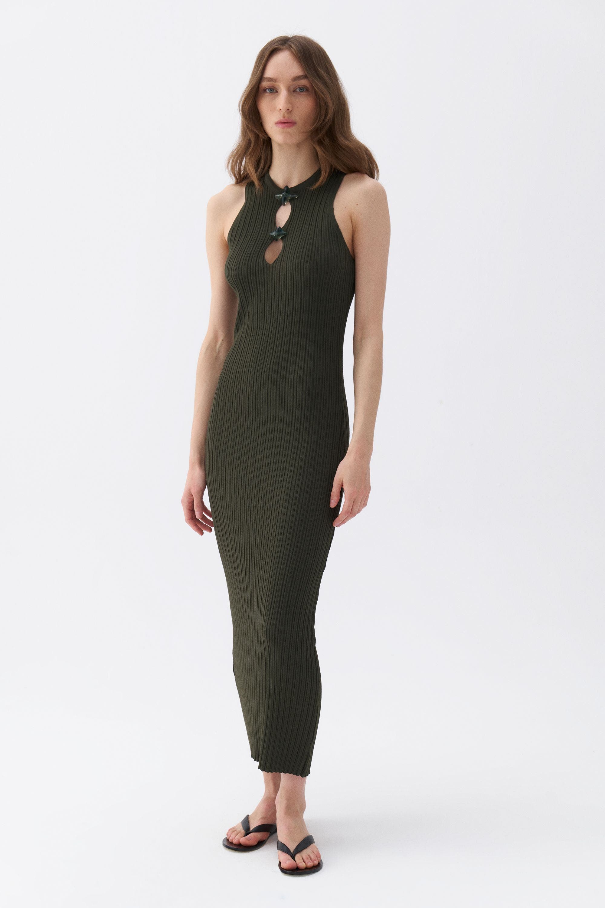 Nocturne Cut-Out Knit Dress (Women) | Nordstrom