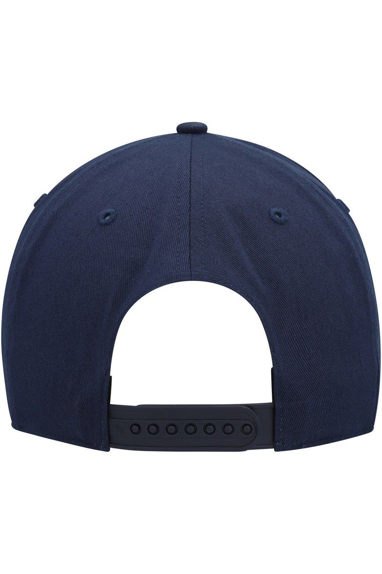 Men's '47 Deep Sea Blue Seattle Kraken Primary Hitch Snapback Hat, Alternate, color, Navy