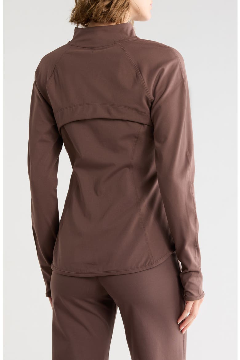 Lux Rebel Flared Full Zip Sweatshirt, Alternate, color, SHOPPING BAG