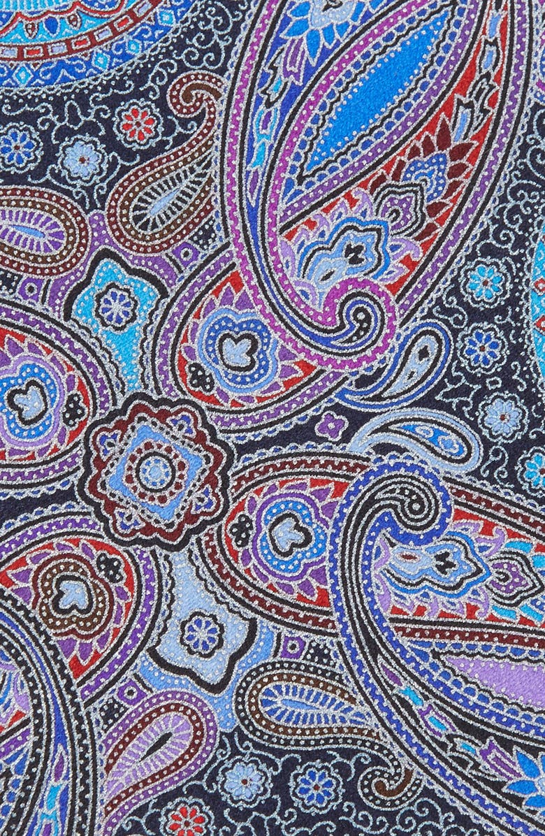 ZEGNA Ermenegildo Zegna Venticinque Paisley Silk Tie, Alternate, color, 