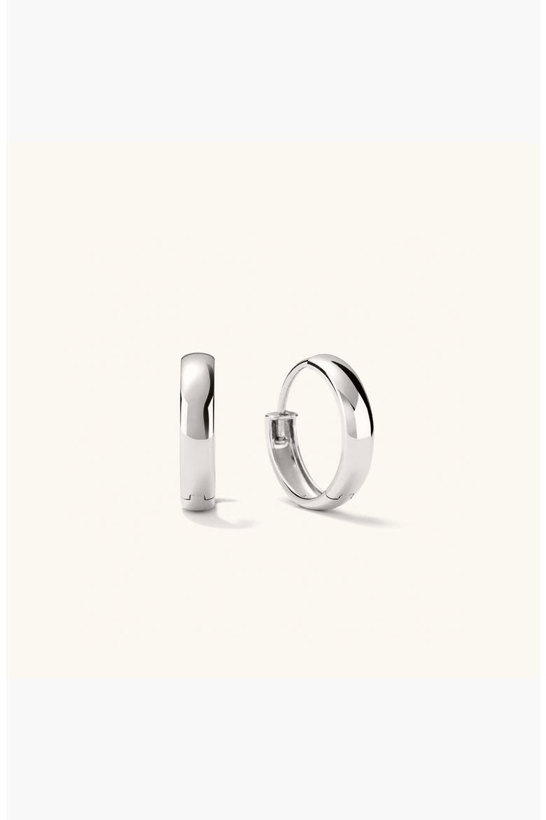 Bold Hoops, Alternate, color, Sterling Silver