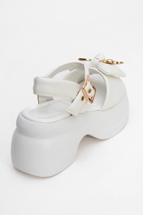 Prologue Shoes Merida Buckle Platform Sandal