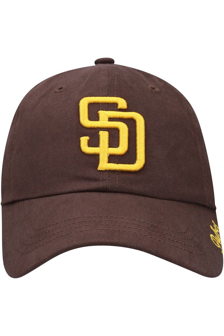 Women's '47 Brown San Diego Padres Team Miata Clean Up Adjustable Hat, Alternate, color, Brown