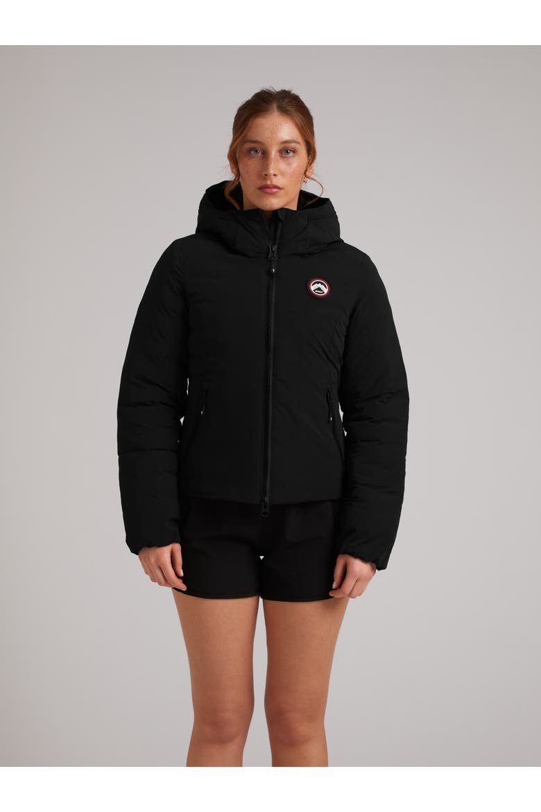 Cosmos Hooded Jacket, Main, color, BLACK