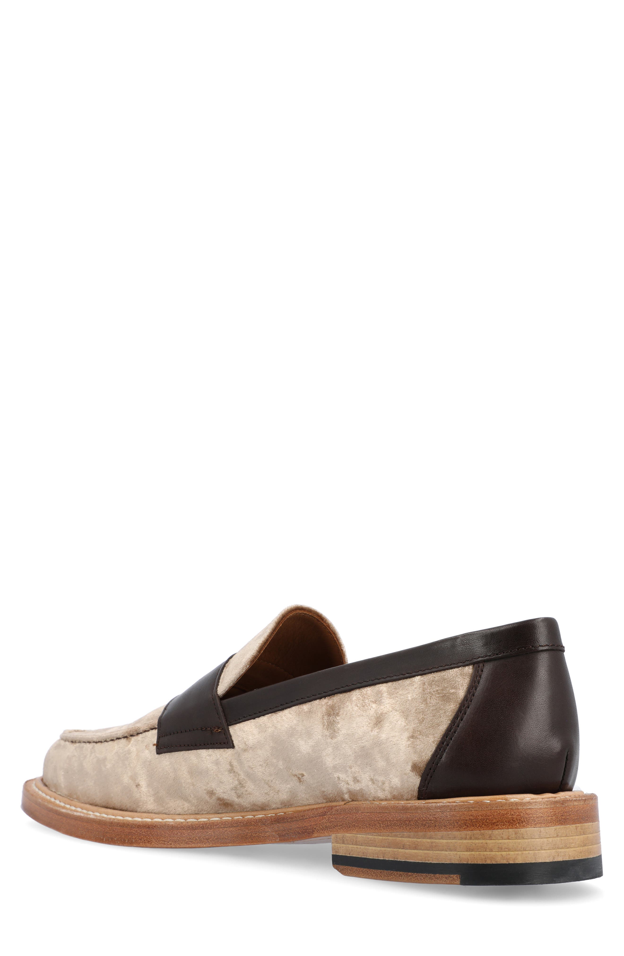 TAFT Fitz Suede Penny Loafer, Alternate, color, 