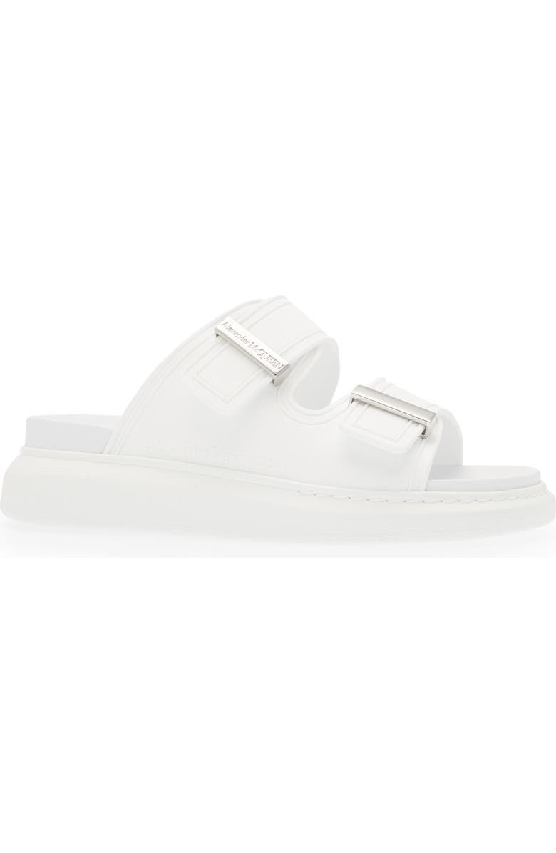 McQueen Oversized Slide Sandal, Alternate, color,