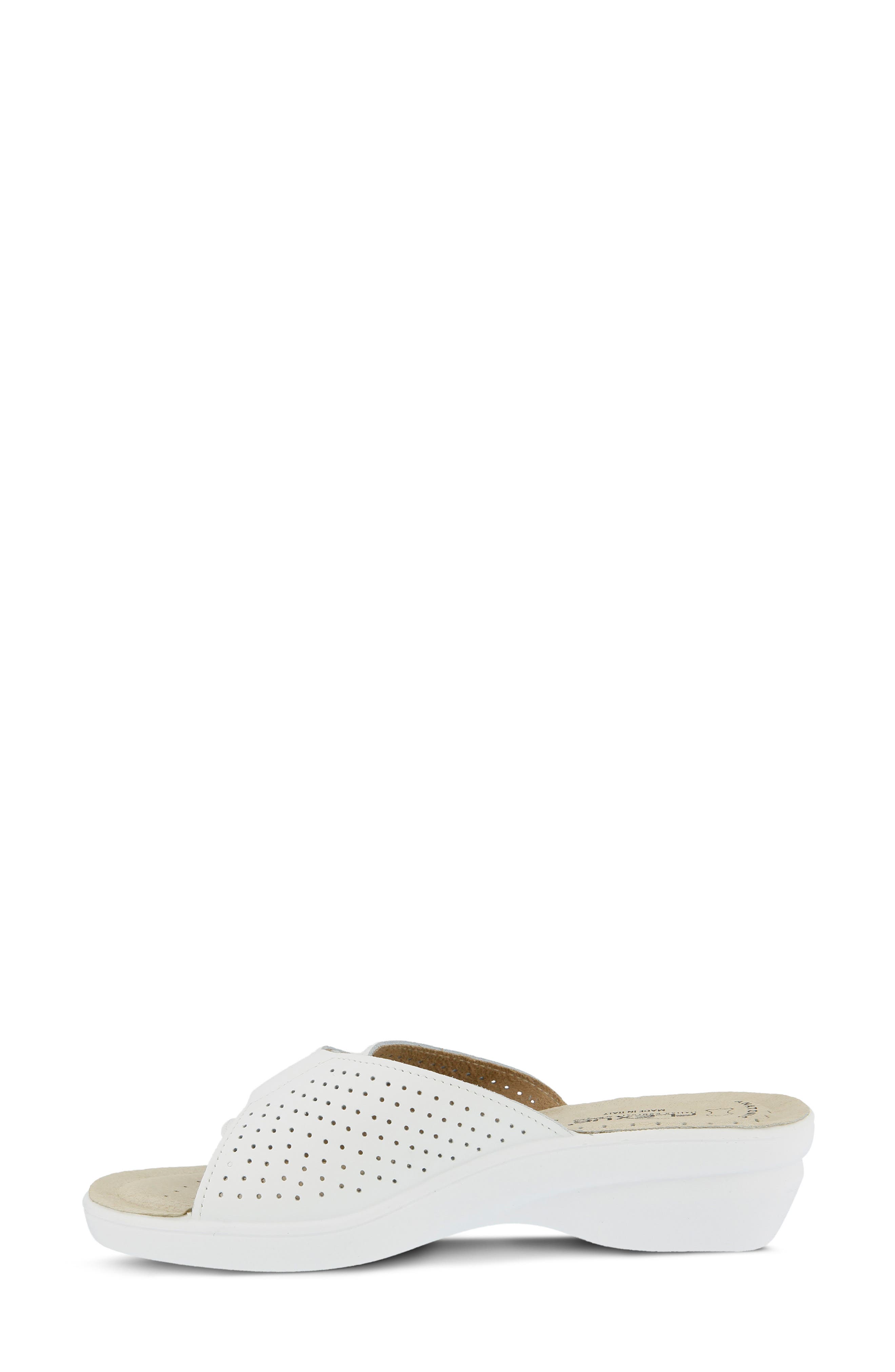 Kea Slide Sandal, Alternate, color, WHITE SUEDE