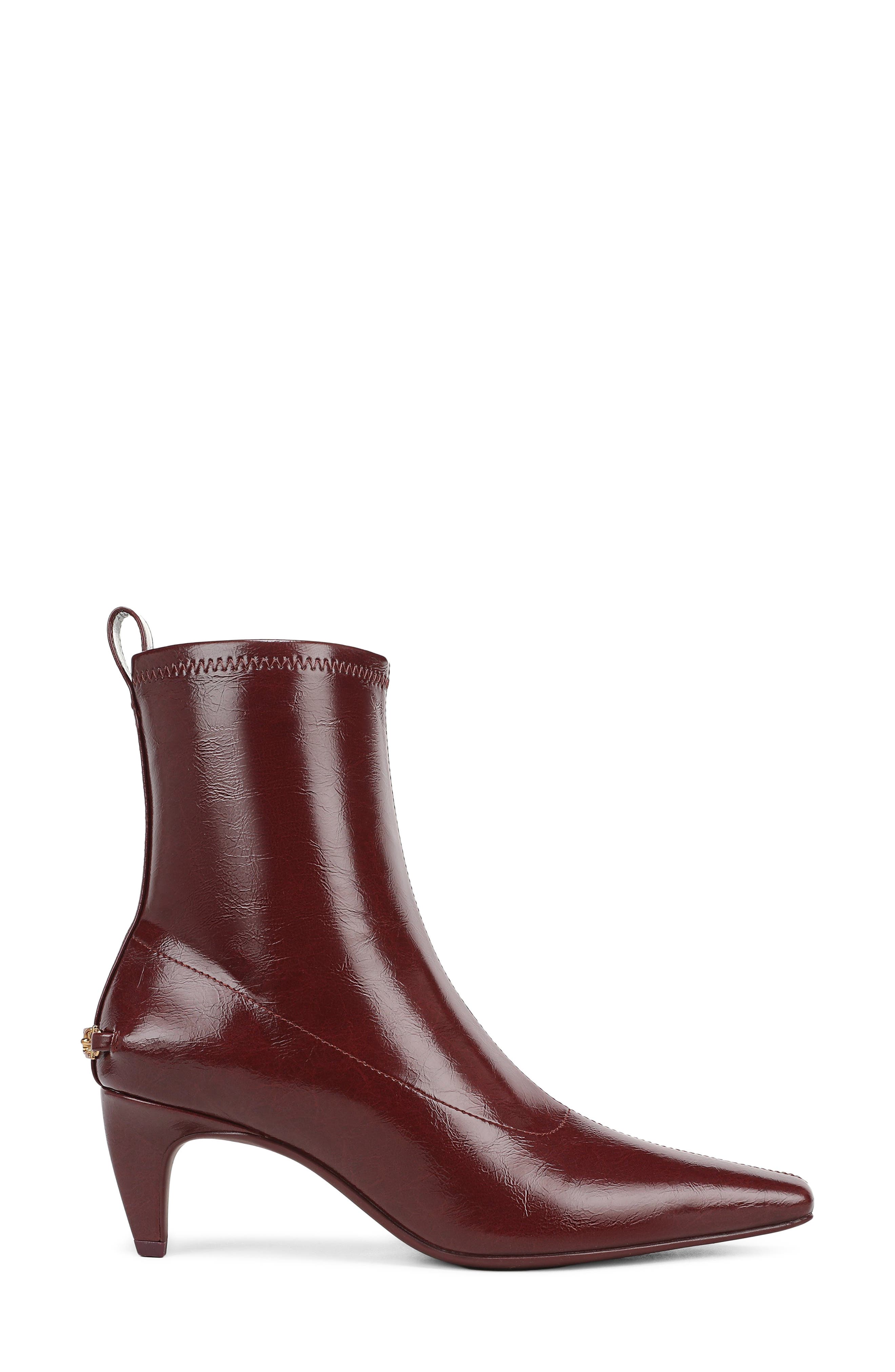Ines Faux Leather Bootie, Alternate, color, DEEP PECAN