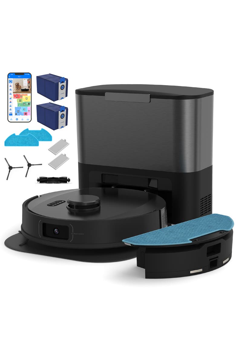 BOBSWEEP UltraVision Object-Aware Robot Vacuum & Mop, Main, color, Carbon Steel