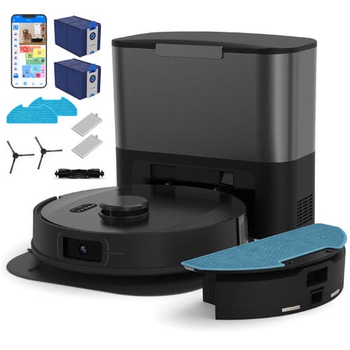 BOBSWEEP UltraVision Object-Aware Robot Vacuum & Mop in Carbon Steel at Nordstrom