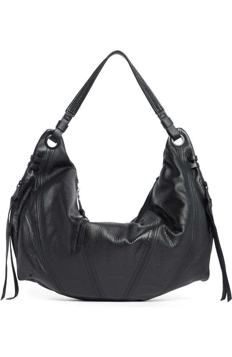 AIMEE Galaxy Hobo Bag, Main, color, Black