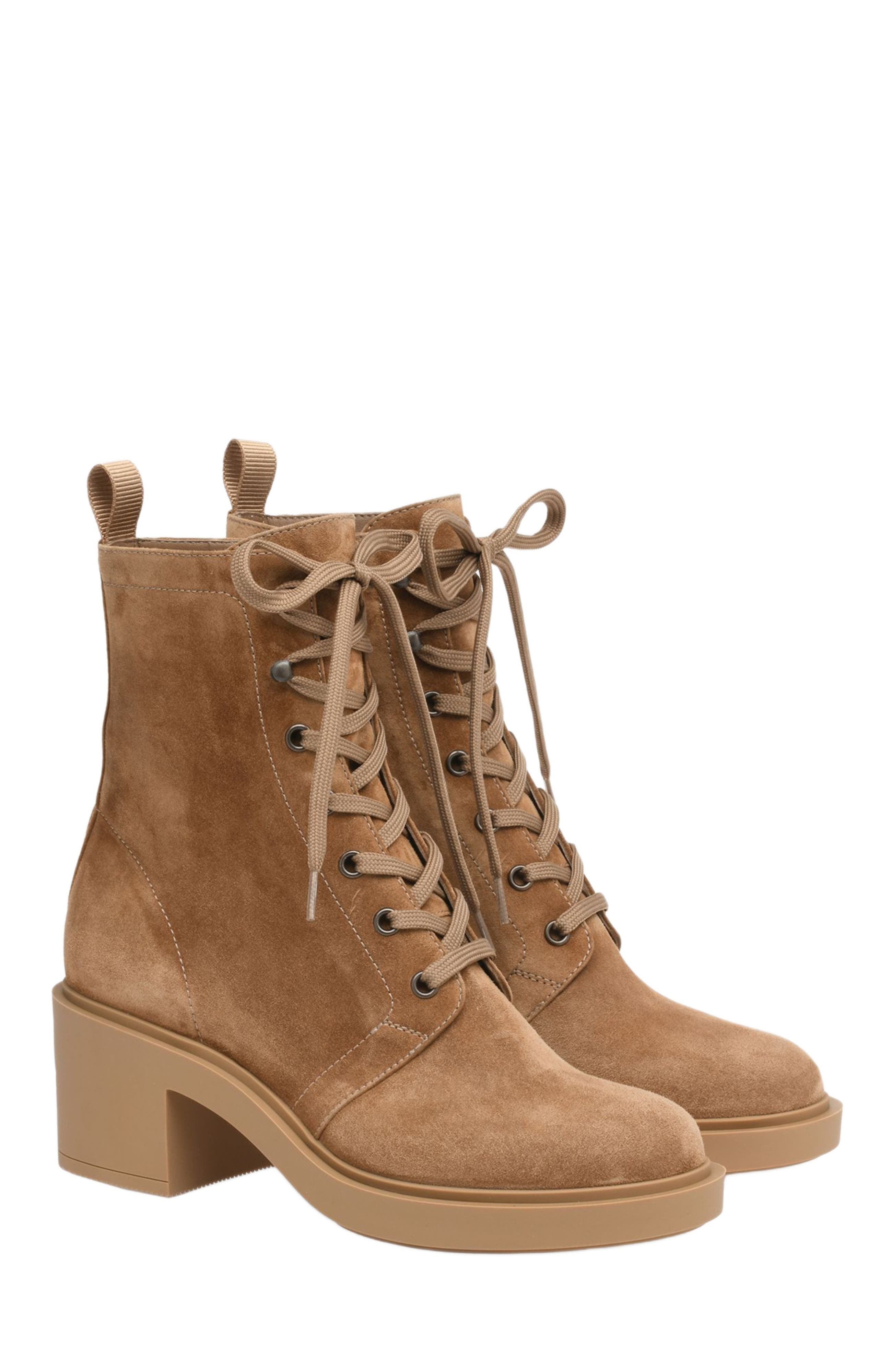 Gianvito Rossi Foster Bootie, Alternate, color, Brown