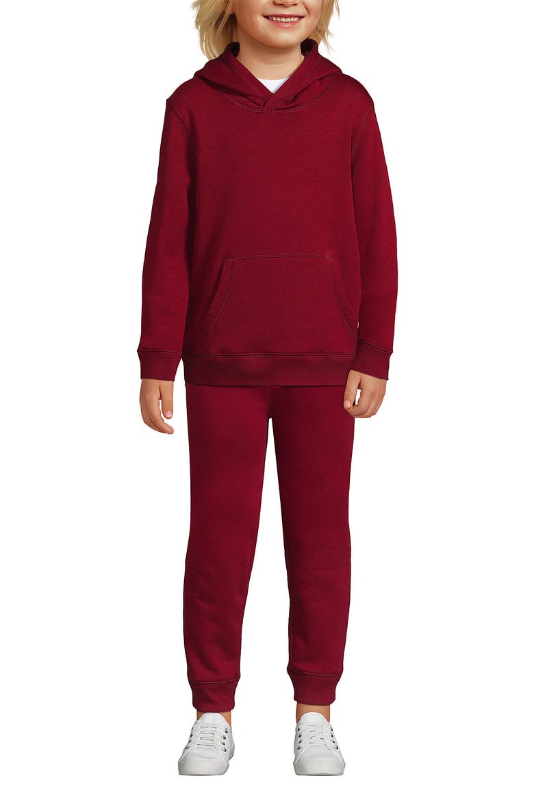 School Uniform Kids Hooded Pullover Sweatshirt, Alternate, color, Garnet