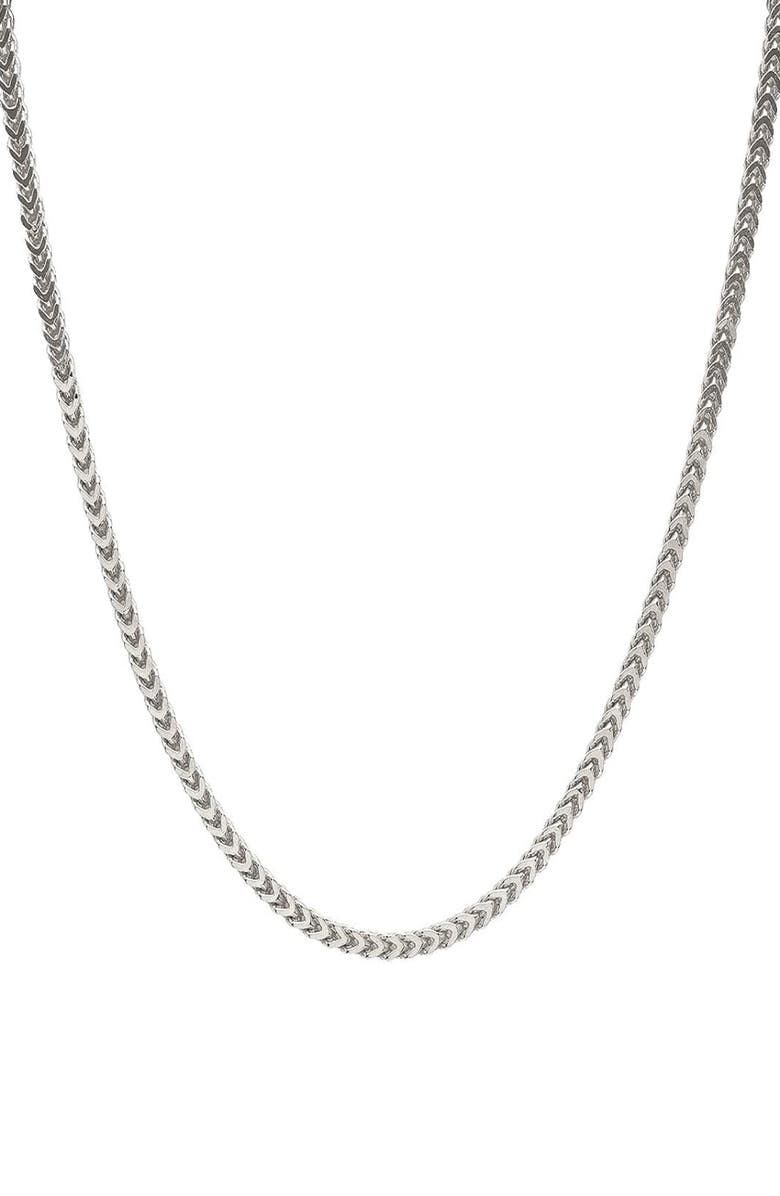 BEST SILVER Sterling Silver Snake Chain Necklace, Main, color, Silver
