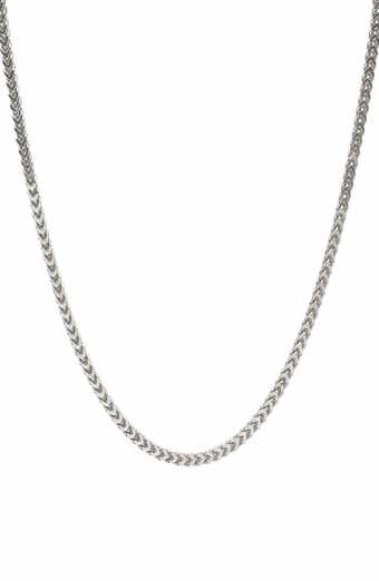 BEST SILVER Sterling Silver Snake Chain Necklace