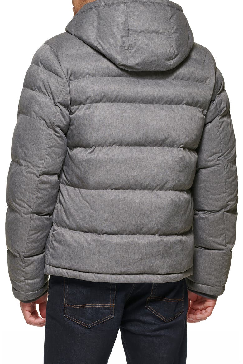 Hooded Puffer Jacket, Alternate, color, HTHR GREY