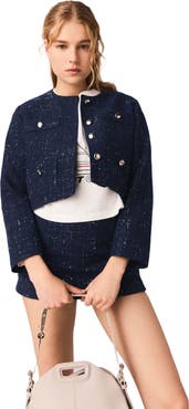 maje Short jacket with patch pockets