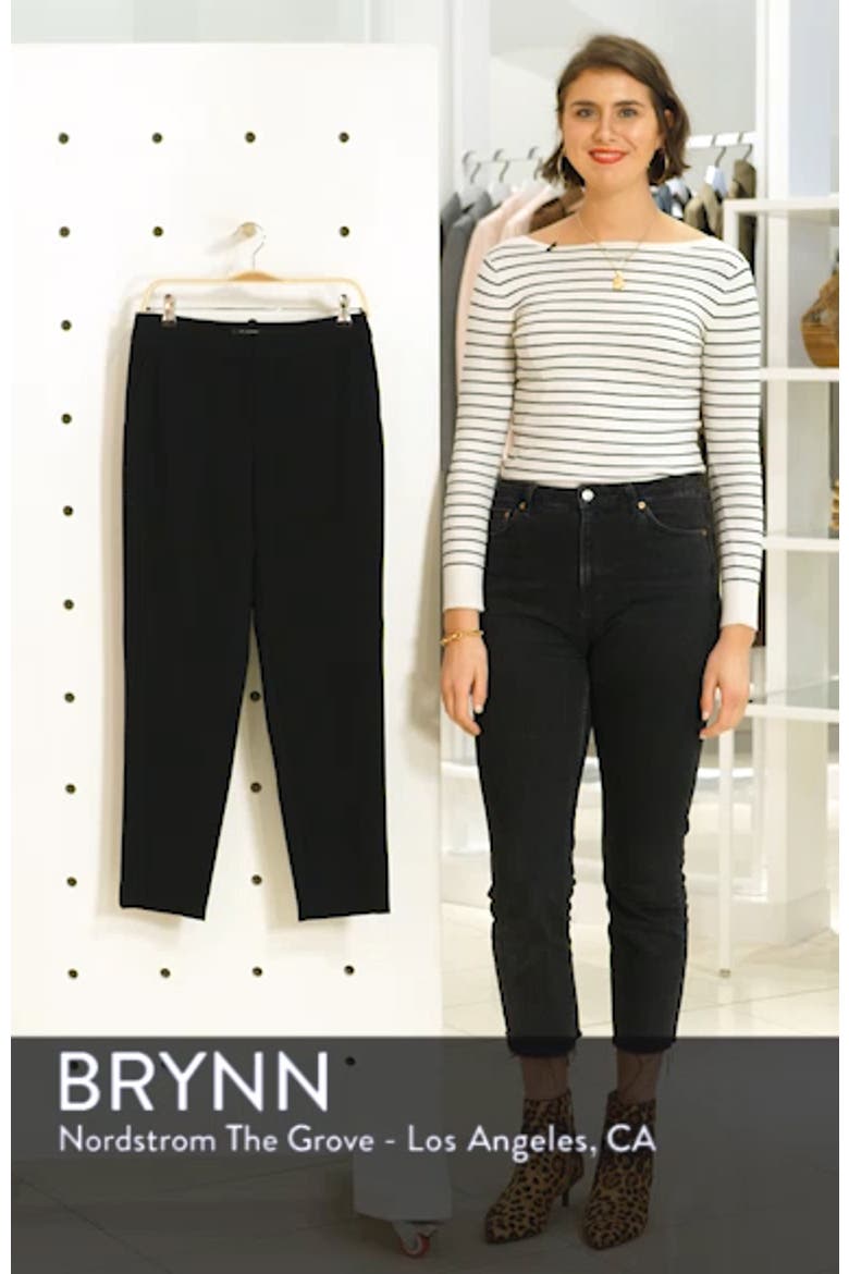 Collection Diana Straight Leg Crepe Marocain Pants video