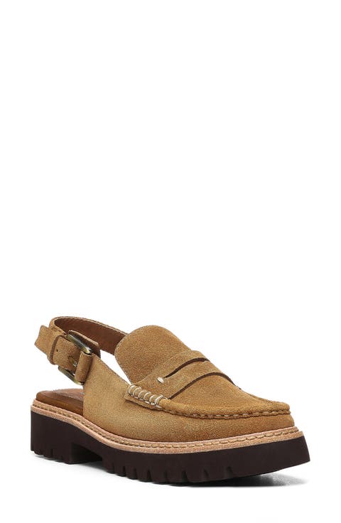 Halie Slingback Moc Toe Loafer (Women)