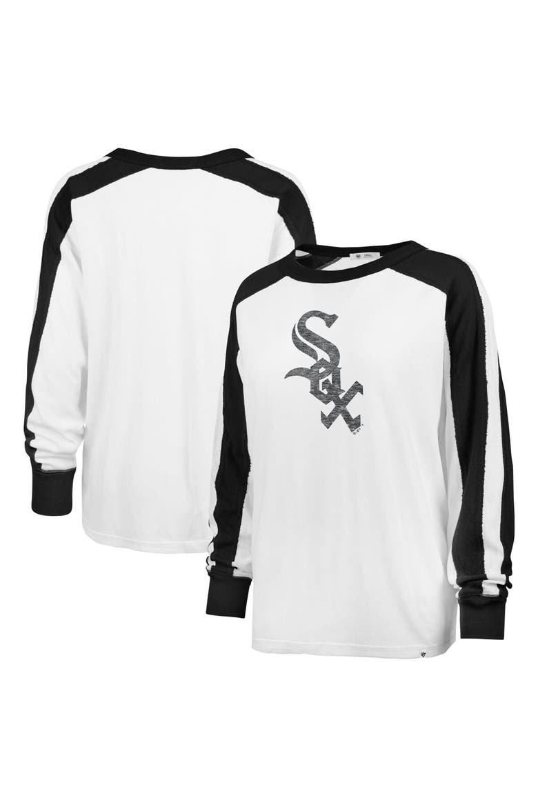 Women's '47 White Chicago White Sox Premier Caribou Long Sleeve T-Shirt, Alternate, color, White